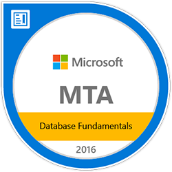 Microsoft Certification for database fundamentals